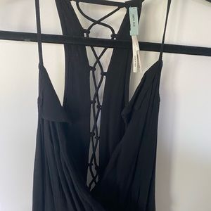 Urban black summer dress